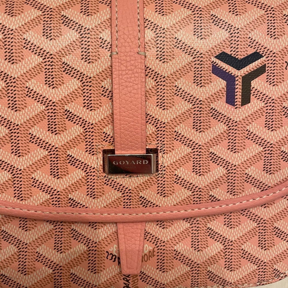 Excellent condition authentic Goyard Belvedere PM II pink color produced in 2022